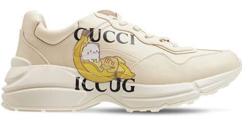 gucci banana shoes|gucci bananya capsules.